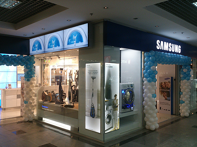 Новый бутик бытовой техники Samsung Brand Store