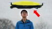 Блогер создал летающий зонтик