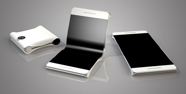 Прототип гибкого смартфона от Samsung